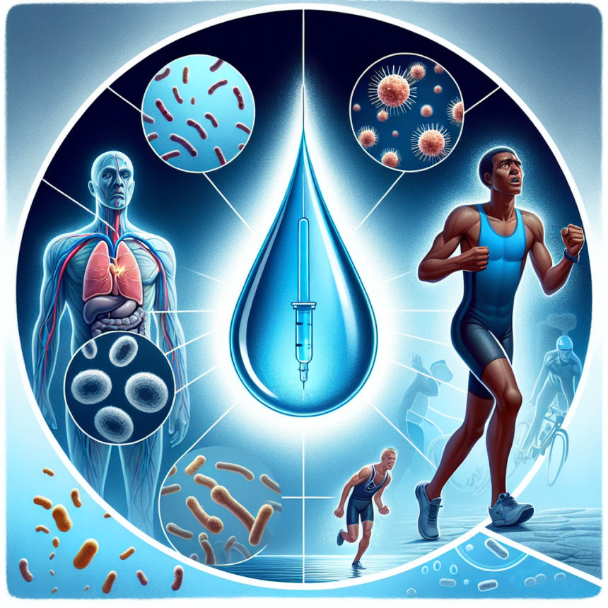 Bactericidal water injections: a natural solution for enhancing athletic performance