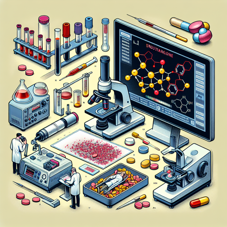 Detection methods for drostanolone pillole in blood