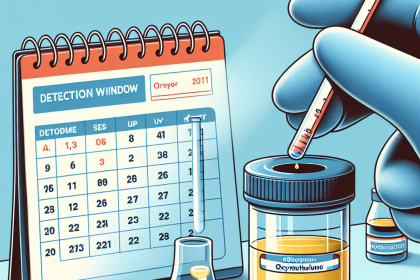 Detection window of oxymetholone compresse in urine tests