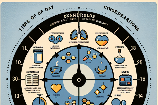 Time of day considerations for oxandrolone
