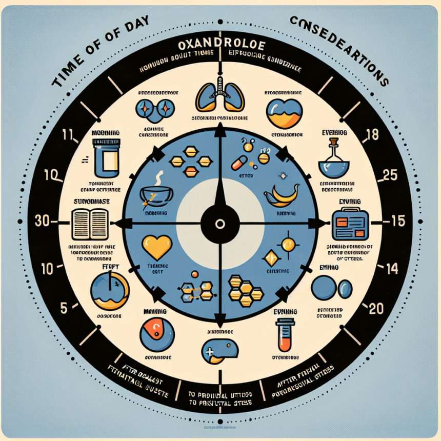 Time of day considerations for oxandrolone