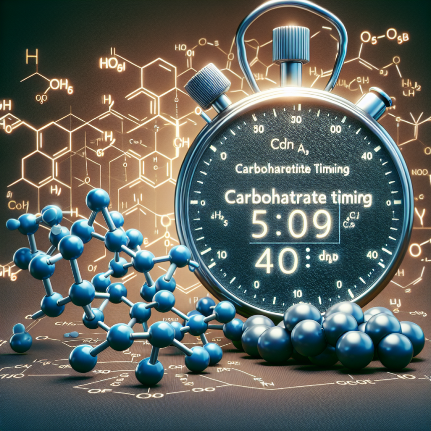 Carbohydrate timing and trestolone acetato