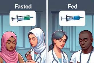Fasted vs fed state administration of methandienone injection