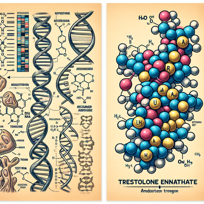 Protein synthesis and trestolone enantato